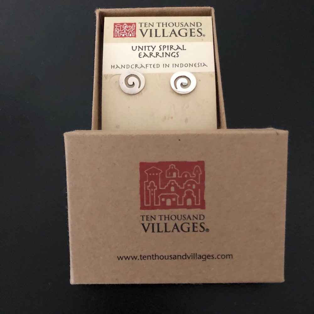 Ten Thousand Villages Sterling silver earrings